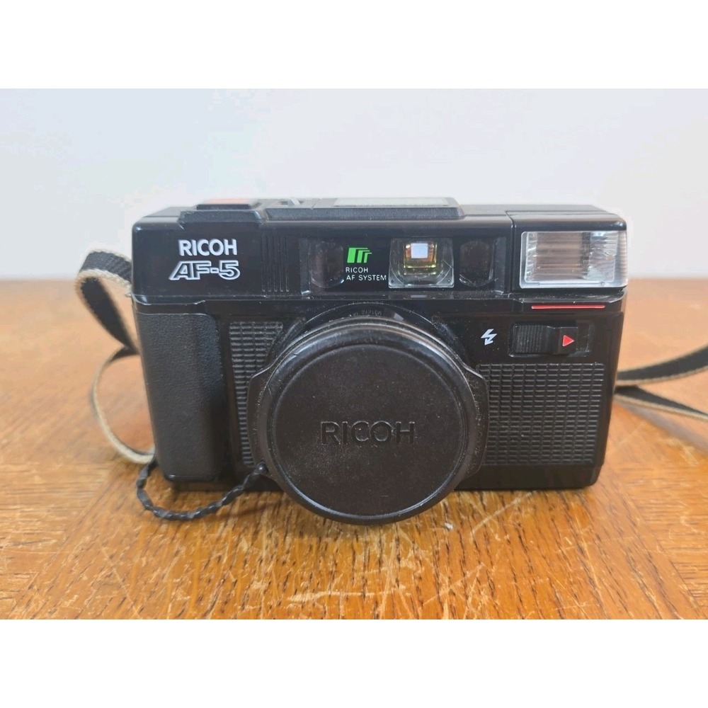 Film Tested - Ricoh AF-5D Rikenon 38㎜ f/2.8 Film Camera Working JAPAN